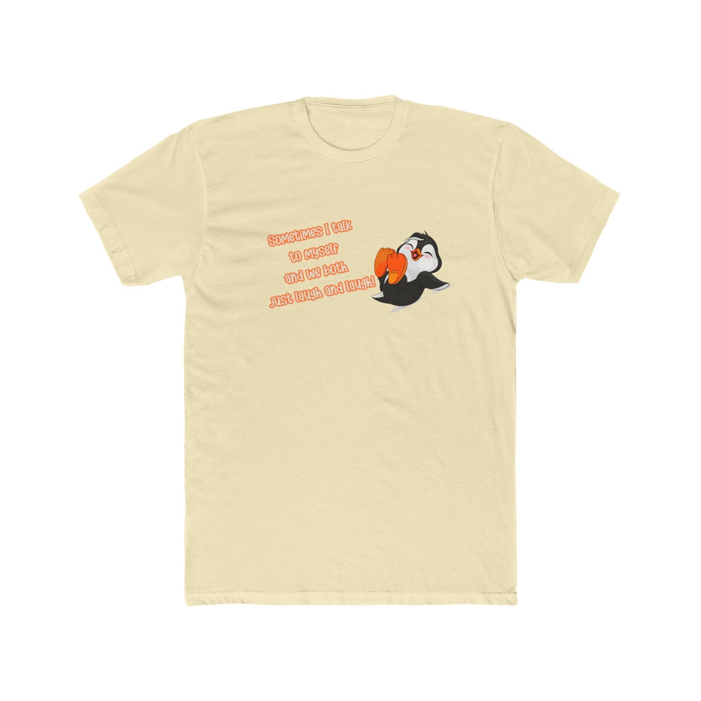 Funny Penguin Unisex Cotton Crew Tee - Perfect for Casual Wear & Gifts