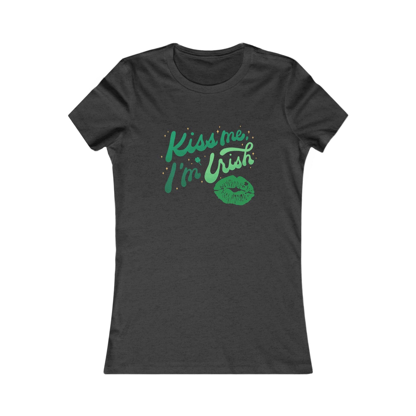 Kiss Me I'm Irish Women's Favorite Tee - St. Patrick's Day Celebration Shirt