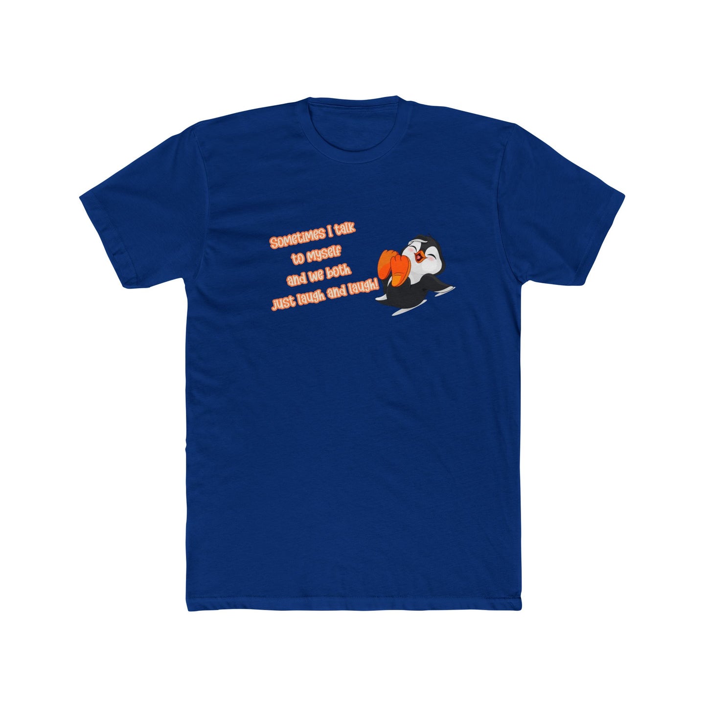 Funny Penguin Unisex Cotton Crew Tee - Perfect for Casual Wear & Gifts