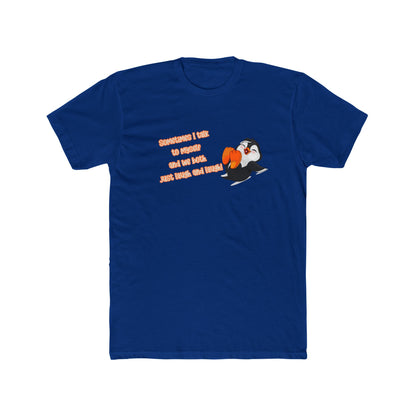 Funny Penguin Unisex Cotton Crew Tee - Perfect for Casual Wear & Gifts