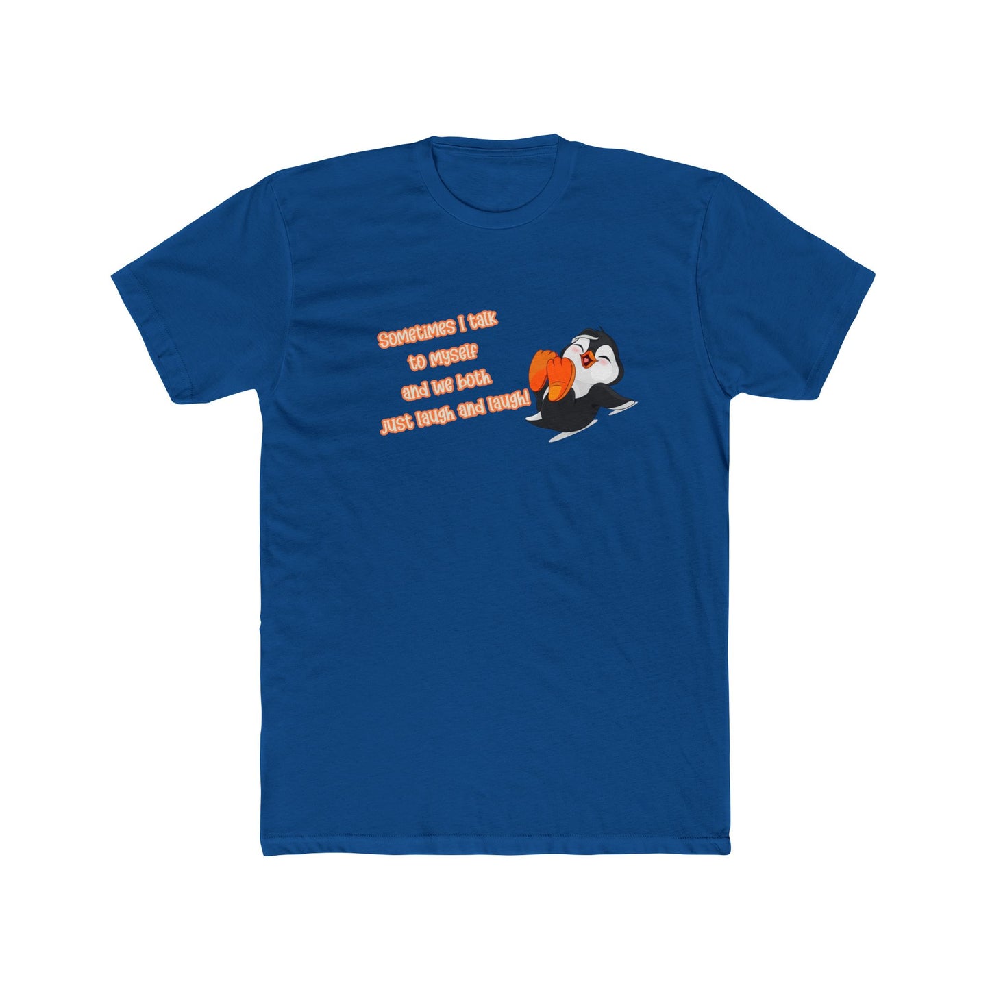 Funny Penguin Unisex Cotton Crew Tee - Perfect for Casual Wear & Gifts