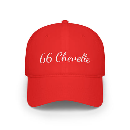 Retro 66 Chevelle Low Profile Baseball Cap - Classic Car Enthusiast Hat