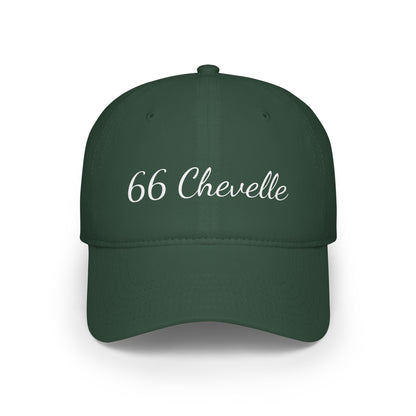 Retro 66 Chevelle Low Profile Baseball Cap - Classic Car Enthusiast Hat