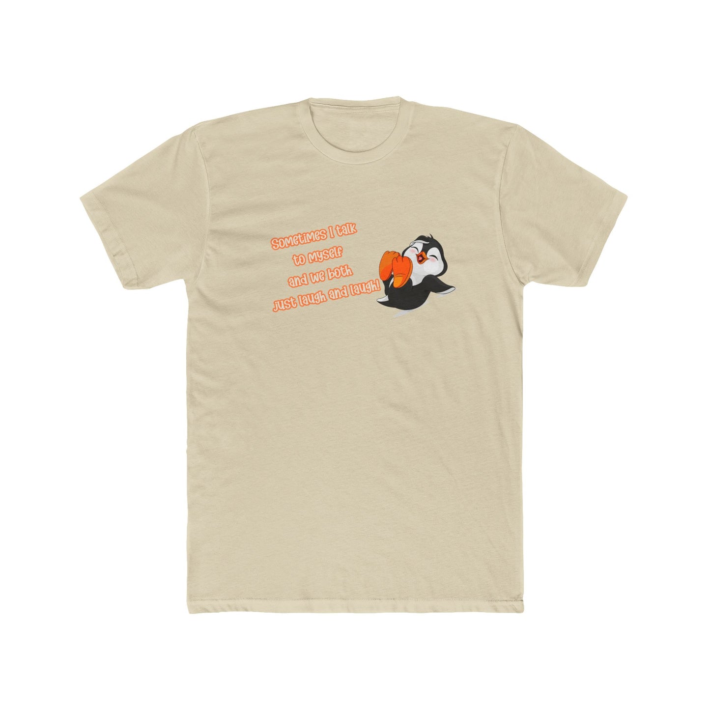 Funny Penguin Unisex Cotton Crew Tee - Perfect for Casual Wear & Gifts