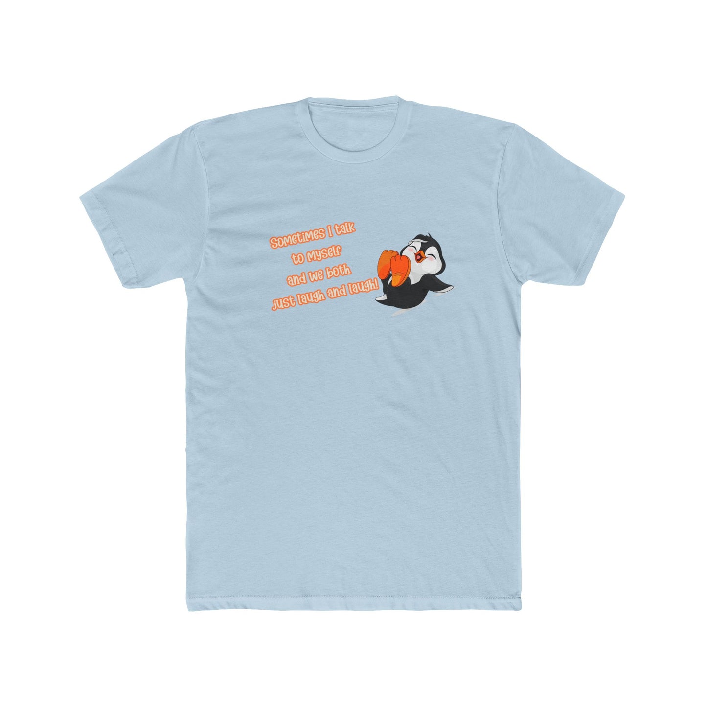 Funny Penguin Unisex Cotton Crew Tee - Perfect for Casual Wear & Gifts