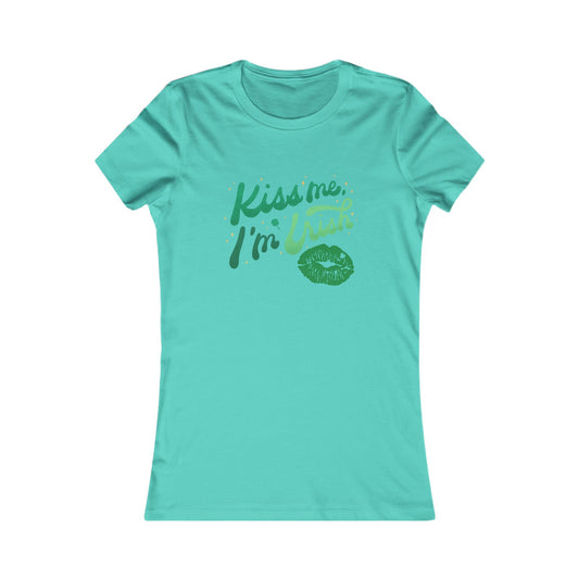 Kiss Me I'm Irish Women's Favorite Tee - St. Patrick's Day Celebration Shirt