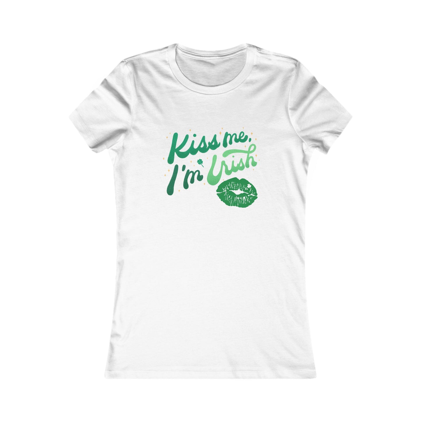 Kiss Me I'm Irish Women's Favorite Tee - St. Patrick's Day Celebration Shirt