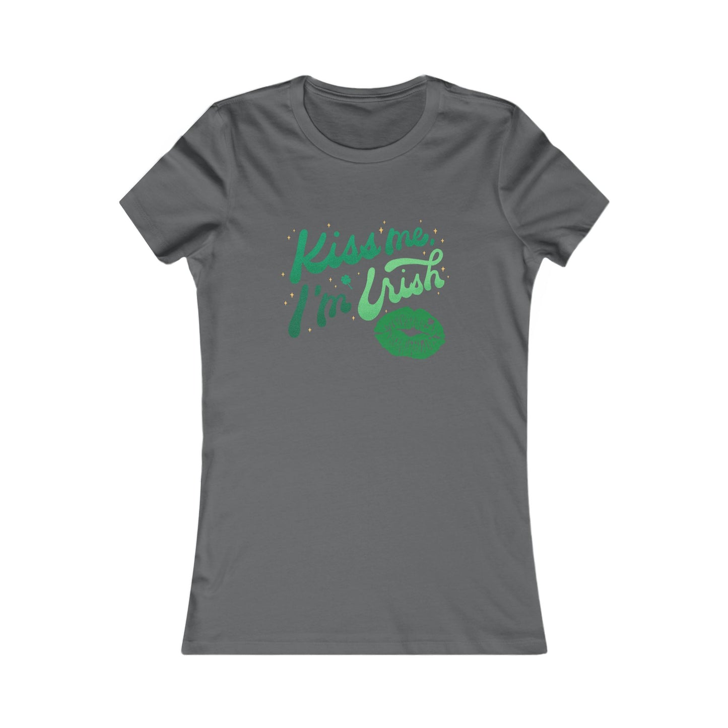 Kiss Me I'm Irish Women's Favorite Tee - St. Patrick's Day Celebration Shirt