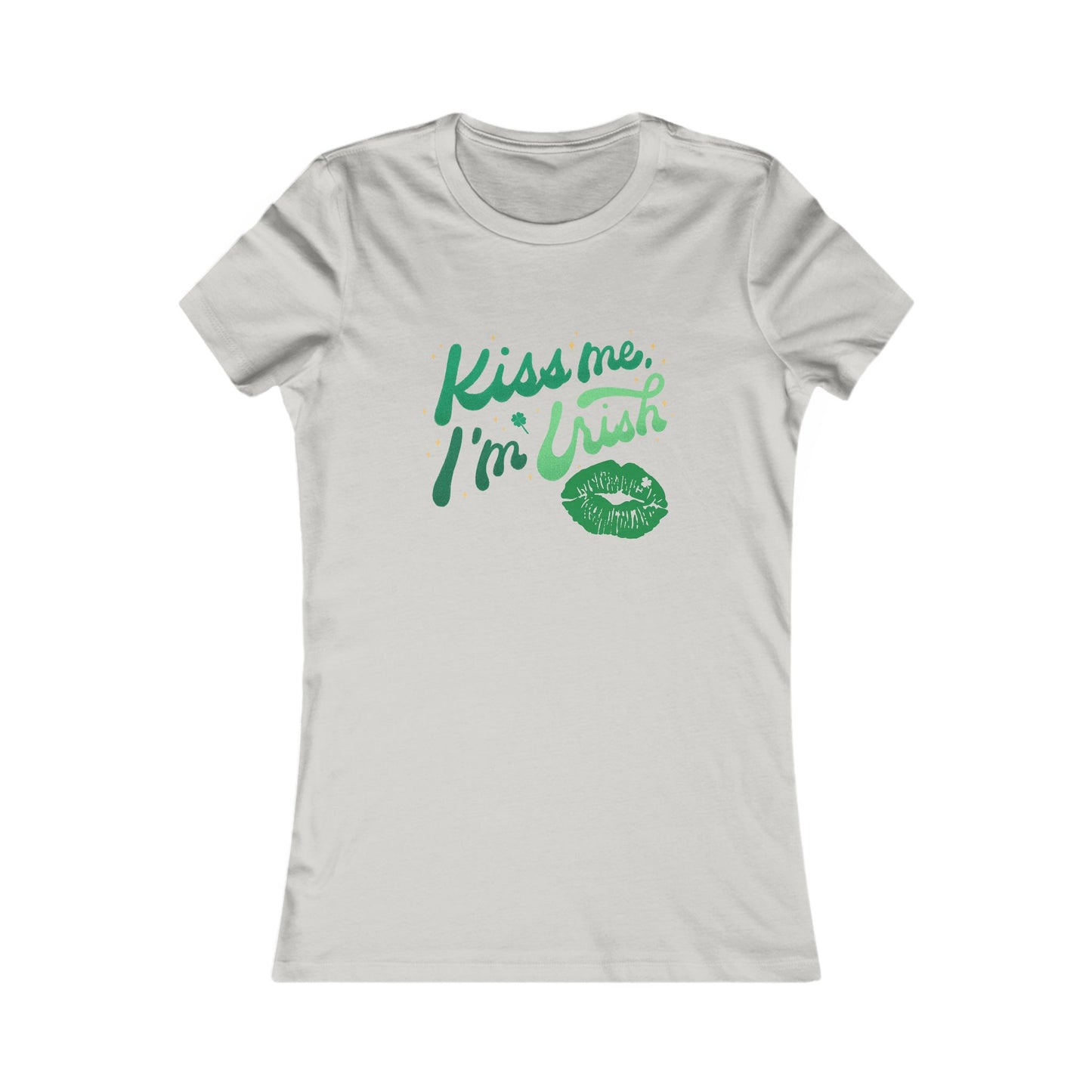 Kiss Me I'm Irish Women's Favorite Tee - St. Patrick's Day Celebration Shirt