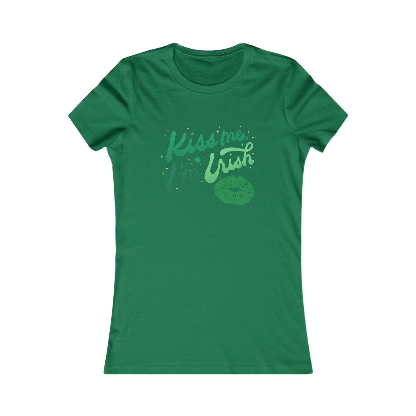 Kiss Me I'm Irish Women's Favorite Tee - St. Patrick's Day Celebration Shirt