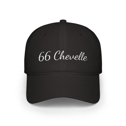 Retro 66 Chevelle Low Profile Baseball Cap - Classic Car Enthusiast Hat