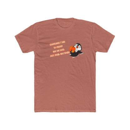 Funny Penguin Unisex Cotton Crew Tee - Perfect for Casual Wear & Gifts