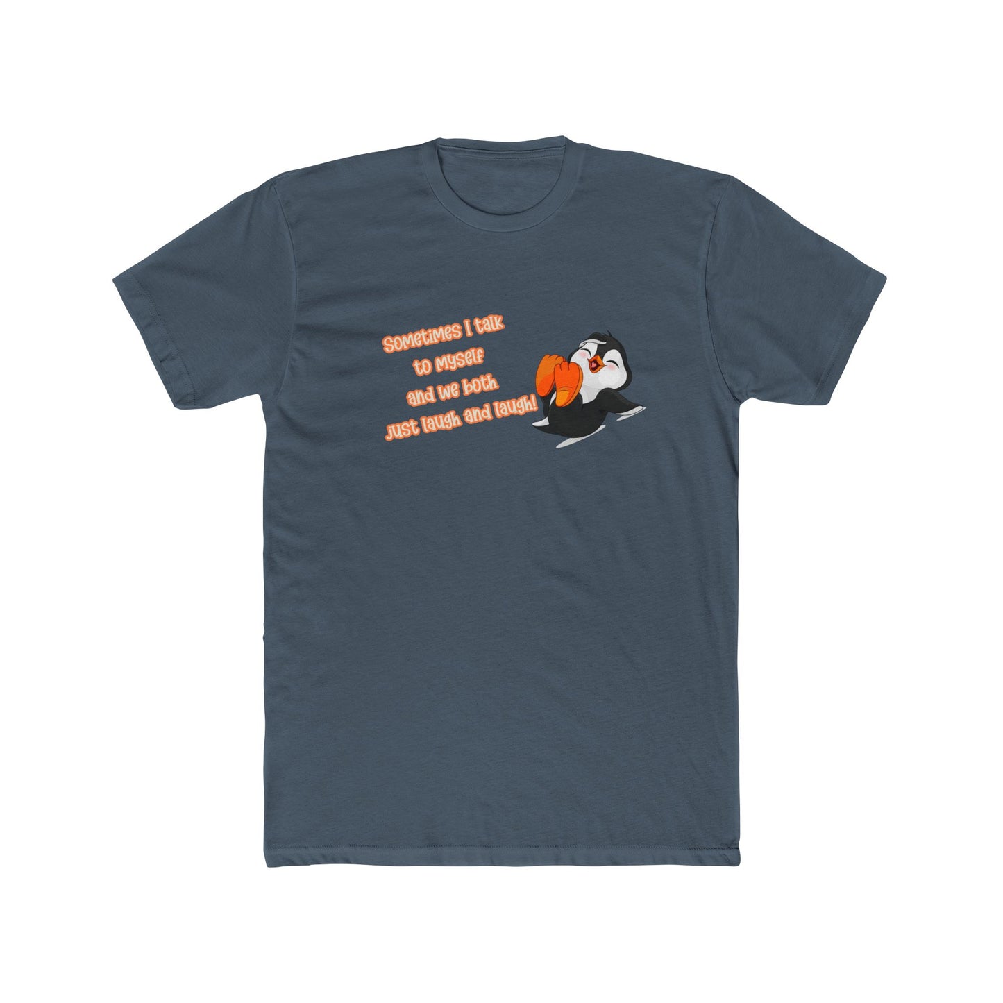 Funny Penguin Unisex Cotton Crew Tee - Perfect for Casual Wear & Gifts