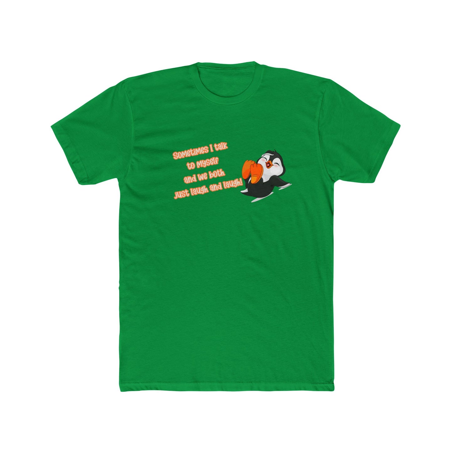 Funny Penguin Unisex Cotton Crew Tee - Perfect for Casual Wear & Gifts