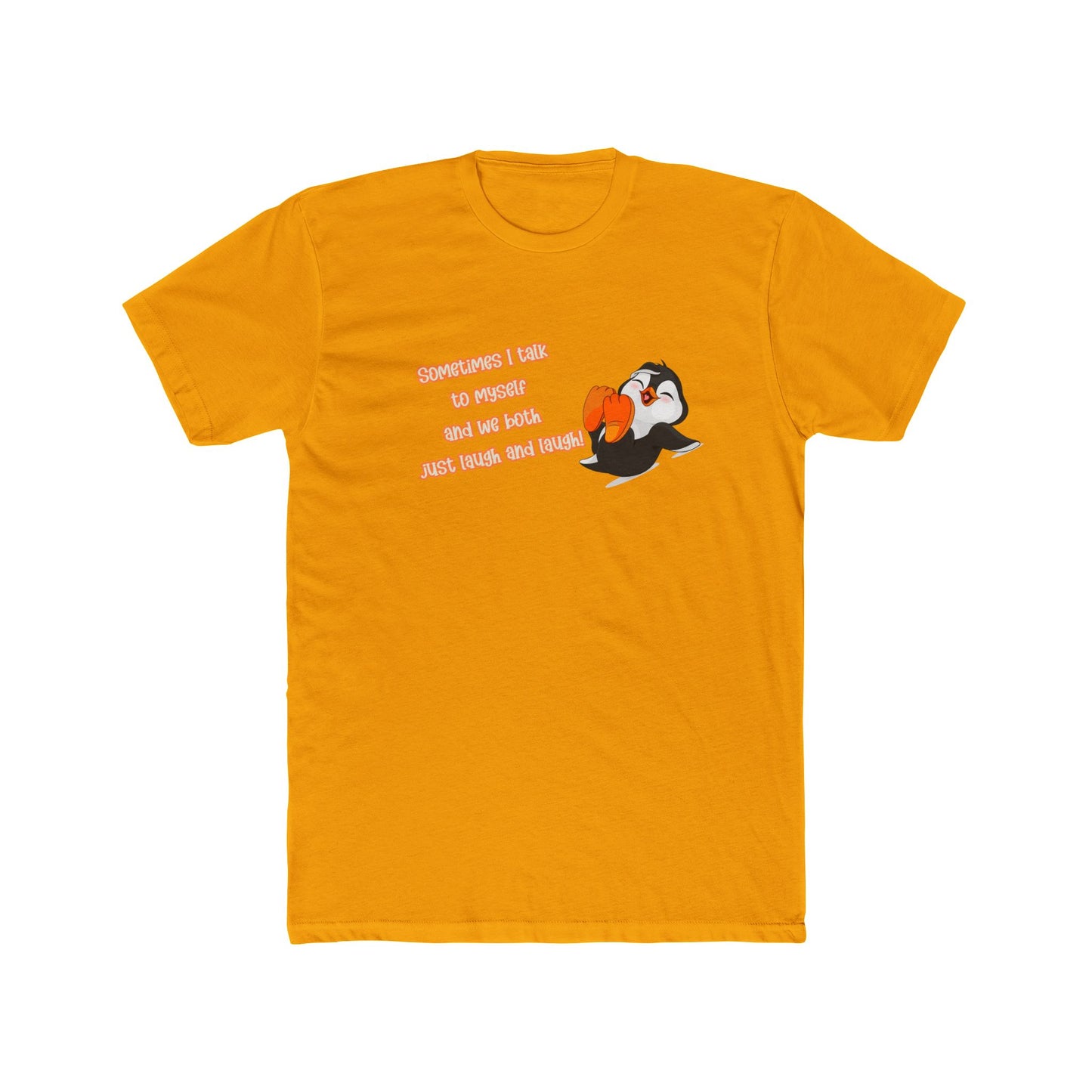 Funny Penguin Unisex Cotton Crew Tee - Perfect for Casual Wear & Gifts